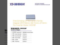 Feinschleifen von Permanent Ferrit Magnet (R72.50mm-r60.7mm) × 27.9mm für Inverter Motor W5018F